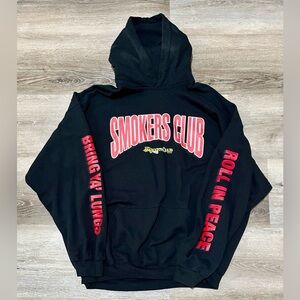 SMOKERS CLUB TOUR HOODIE KID CUDI PLAYBOI CARTI COOKIES ROLLING LOUD KEN CARSON